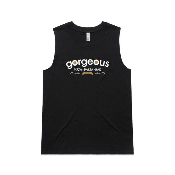 Gorgeous Pizza Womens Tank Top Thumbnail